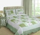 image 6 of Velosso Maya Cotton Blend Quilted Bedspread Set | Cream | Natural | Single