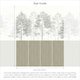 image 5 of Woodland Whisper Panel Wallpaper in Taupe Multi