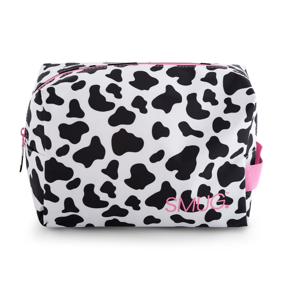 image 1 of SMUG Wash Bag - Cow Print