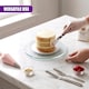 image 7 of GEEZY Lazy Susan Rotating Kitchen Organizer Clear Large