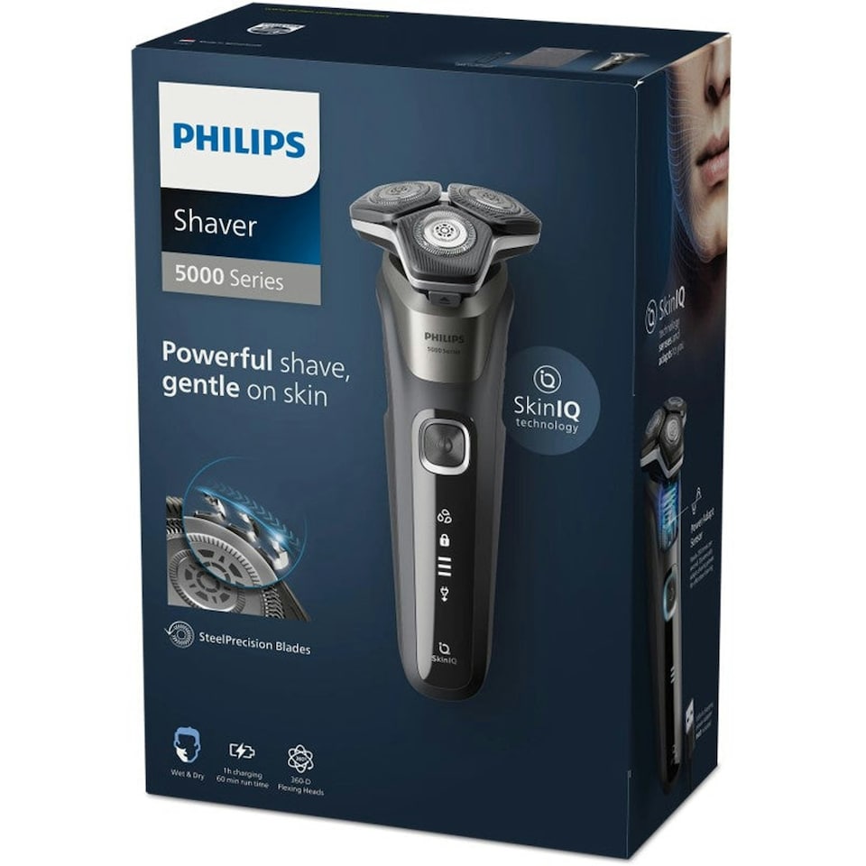 image 1 of Philips S5887/10 Series 5000 Wet & Dry Electric Shaver with Pop-up Trimmer
