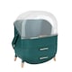 image 1 of ilus Makeup Organizer Case Drawer Portable Cosmetic Jewellery Storage Box Dark Green | Green