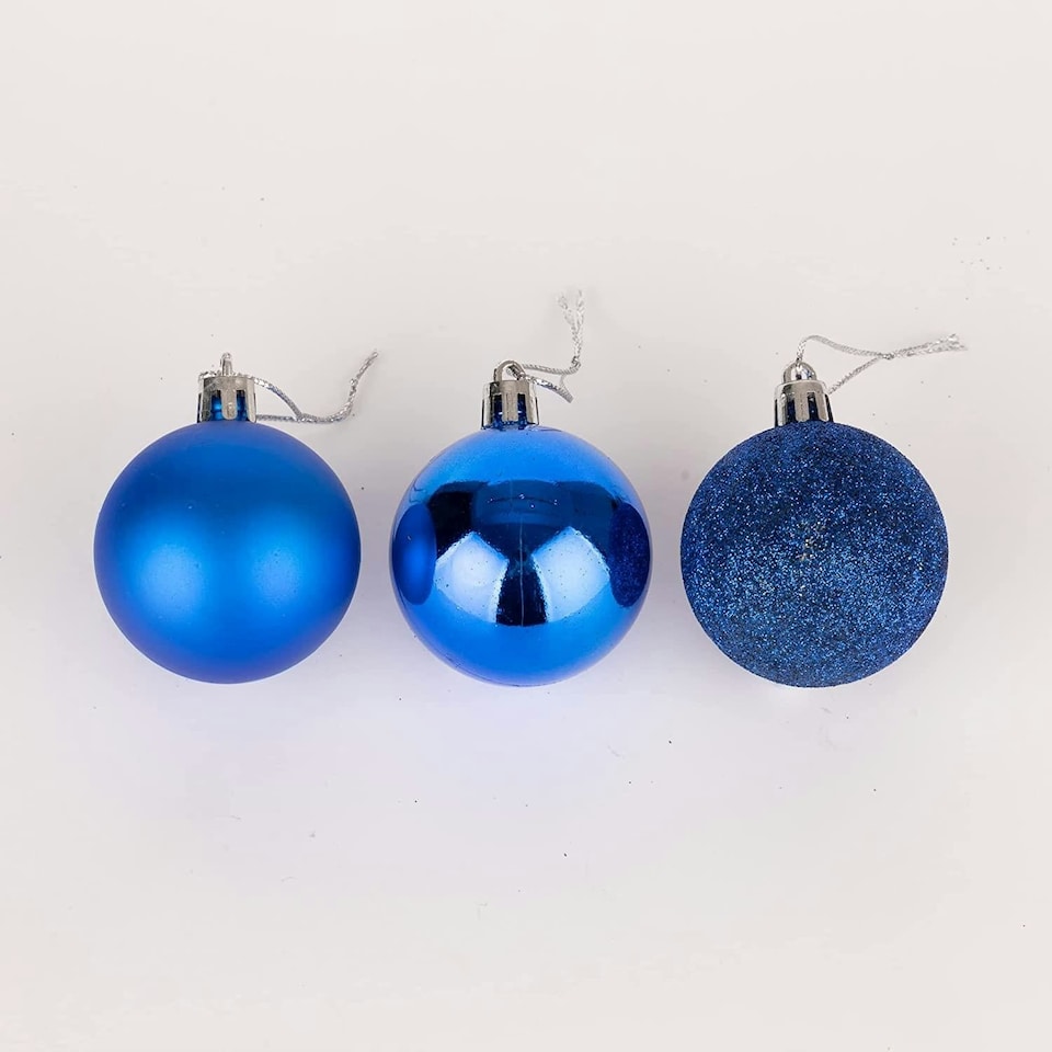image 1 of Baubles Blue 5CM 9PCS Set