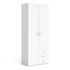 image 1 of Space Wardrobe 2 Doors 3 Drawers in White 2000
