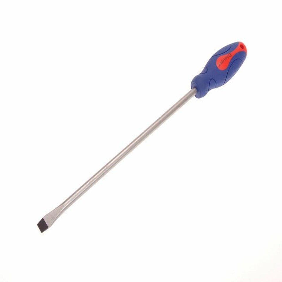 Faithfull Soft Grip Screwdriver Flared Slotted Tip 10.0 X 300Mm