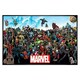 image 1 of Gloss Black Framed Marvel Universe Maxi Poster Framed Poster