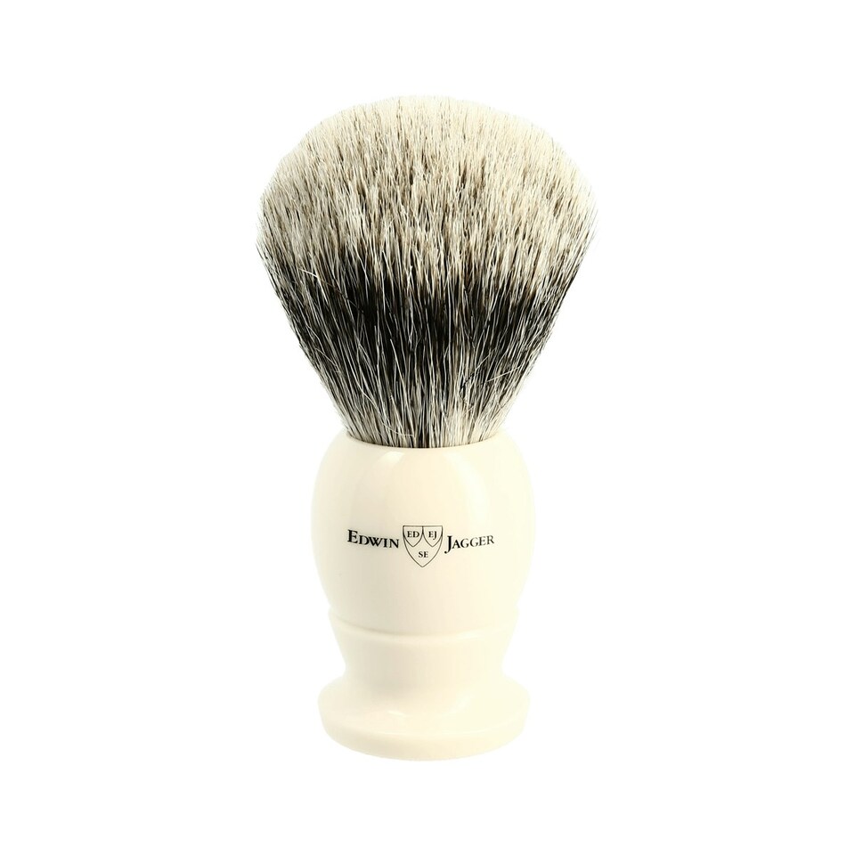 Edwin Jagger Ivory Best Badger Shaving Brush Large 3EJ877