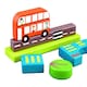 image 2 of Floss & Rock 7 Piece Wooden Magnetic 3D Puzzle - Transport