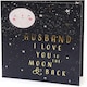 image 5 of Husband Anniversary Card I Love You to The Moon and Back Watermark
