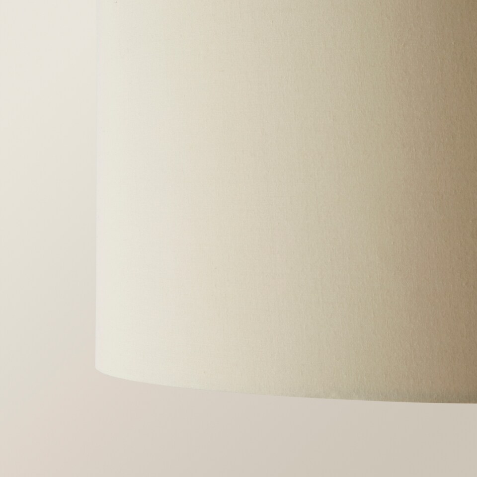 image 1 of ValueLights Reni Large Natural Pendant Shade | Cream