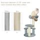 image 5 of PawHut 65cm Cat Tower, Small Cat Condo with Sisal Posts, Rope, Perches Grey