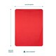 image 5 of Myga Red Fleece Yoga Blanket