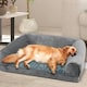 image 5 of Skylos Orthopedic Pet Calming Bed Extra Large Foam Plush Dog Nest Mattress Mat Grey | XL