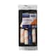 image 2 of Hamilton For The Trade Medium Pile Mini Paint Roller Set (Pack of 6) - White/Black/Orange - 4in