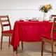 image 1 of Homescapes Red Tablecloth - 178 x 300 cm Red
