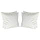 image 1 of Nicola Spring Square Velvet Cushions - 55cm x 55cm - Cream - Pack of 4 | Cream | Cream