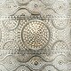 image 2 of ValueLights Moroccan Style Drum Silver Pendant Ceiling Light