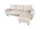 image 3 of Sienna 3 Seater Left Hand Facing Storage Sofa Bed in Grey, Silver or Beige | Cream | One Size