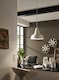 image 2 of EGLO Somerton Single Pendant Light With Vintage White Finish | Copper