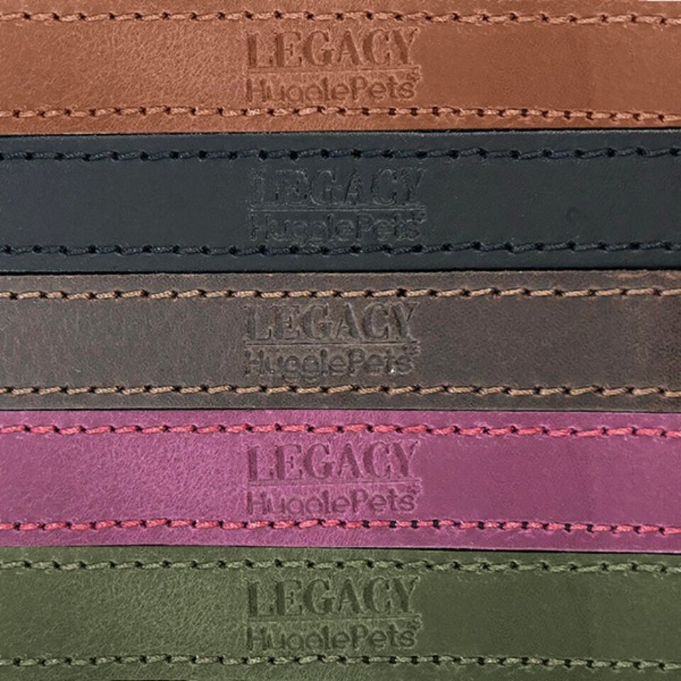 image 1 of HugglePets Legacy Leather Dog Lead Brown | Tan