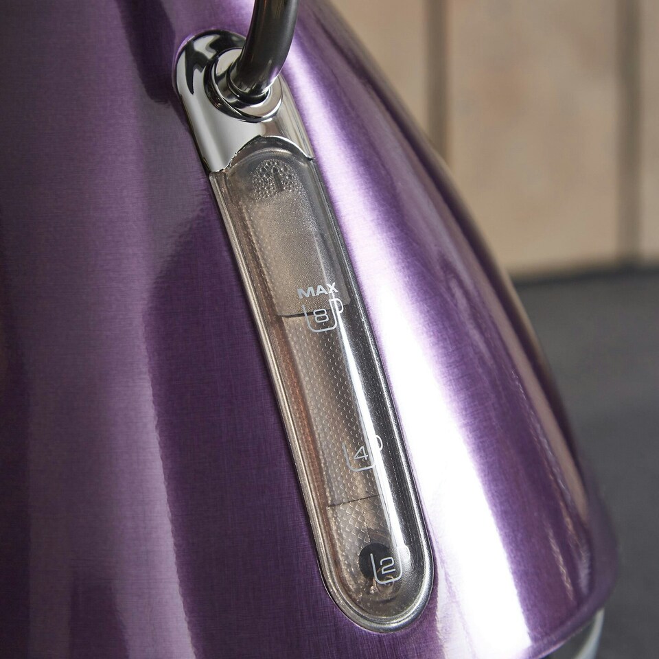 image 1 of Morphy Richards Accents Pyramid Kettle – Metallic Purple