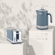 image 5 of HOMCOM Kettle and Toaster Set, 1.7L 3000W Rapid Boil Jug Kettle with Otter Thermostat, Limescale Filter, 2 Slice Toaster with 7 Browning Controls, Crumb Tray, Blue | Blue