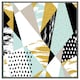 image 4 of Geometric shapes & brush strokes (Picture Frame) White | M