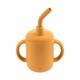 image 1 of Tiny Dining Baby Silicone Training Cup - 170ml - Ochre Orange