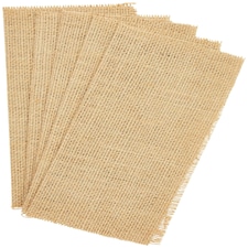 8 x 8'' Hessian Squares (5pk)