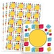 image 1 of Building Blocks Design 40mm Square Sticker sheet of 24