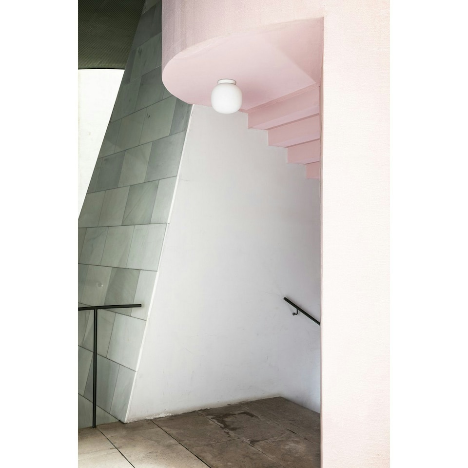 image 1 of Amelia Bathroom Ceiling Light Matt White IP44