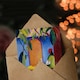 image 3 of August Macke Art Card Turkish Cafe Colourful Oil Painting