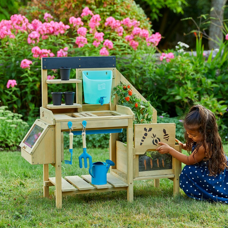 image 1 of TP Wooden Deluxe Potting Bench - FSC® certified