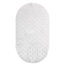Showerdrape Bubble Plastic Anti-Slip Bath Mat White