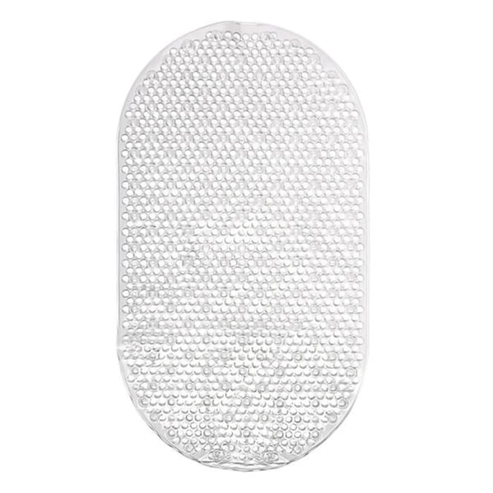 Showerdrape Bubble Plastic Anti-Slip Bath Mat White