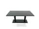 image 3 of Fimous 8 Seater Aluminium Outdoor Garden Furniture Set with Adjustable Rising Lifting Dining Table 3 Seater Sofa 2 Chair 3 Footstool 2 Side Tables Dark Grey