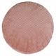 image 4 of icon Milano Jumbo Cord Round Footstool Bean Bag, Dawn Pink