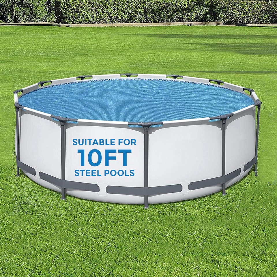 image 1 of Bestway 10ft Solar Pool Cover Fits Fast Set & Steel Pro Swimming Pools