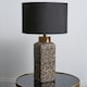 image 1 of Denisa Black & Gold Ceramic Table Lamp Black