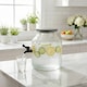 image 5 of 5.2L Glass Beverage Dispenser with Tap & Wooden Lid