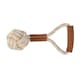 image 1 of Benji & Flo Tug ´N´ Play Ball Suede Rope Dog Toy - Brown/Beige - One Size