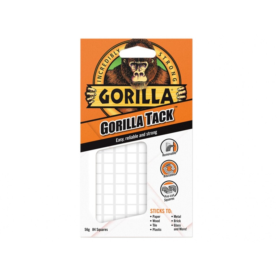 Gorilla Glue Gorilla Tack 56g (84 Pieces) | Multi | Multi Colour | 1