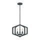 image 1 of Quoizel Vanguard Wire Frame Pendant Ceiling Light Old Black