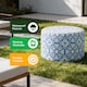 image 5 of Inflatable Outdoor Ottoman Pouf Chair for Camping & Beach