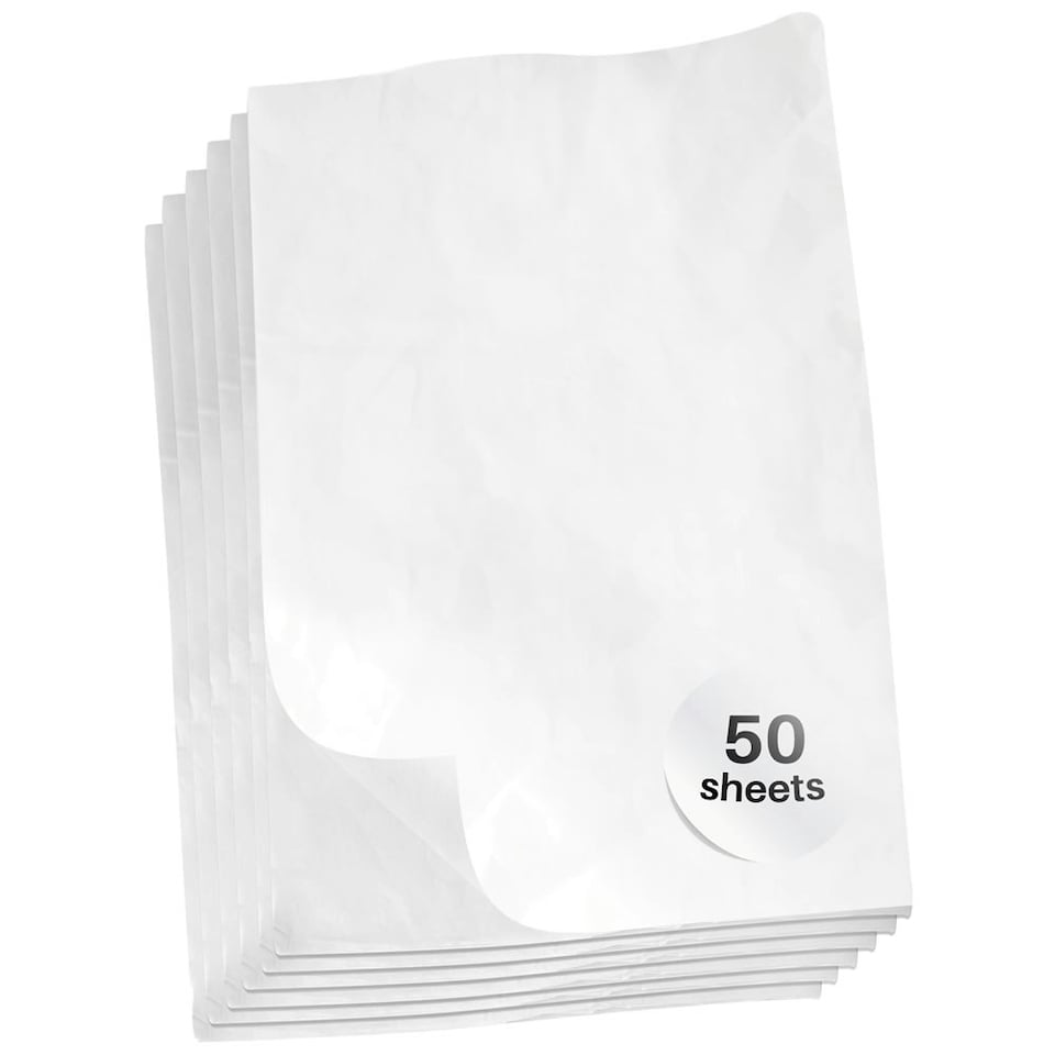 image 1 of 2 x Caraselle Jumbo Large White Acid Free Tissue Paper - 50 Sheets in total (75 x 100cm) White | XL