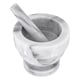 image 1 of Judge White Marble Large Mortar & Pestle 13cm