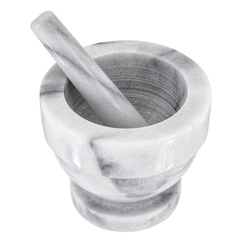 image 1 of Judge White Marble Large Mortar & Pestle 13cm