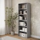 image 3 of Wide 6-Tier Bookcase | Grey | 1