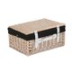 image 2 of 41cm Picnic Basket with Lining Black | Black | One Size