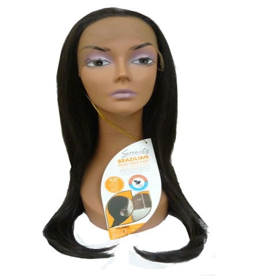 Serenity Brazilian Remi Deep Blended HH Claire Swiss Lace Wig Multi | KB88 | One Size